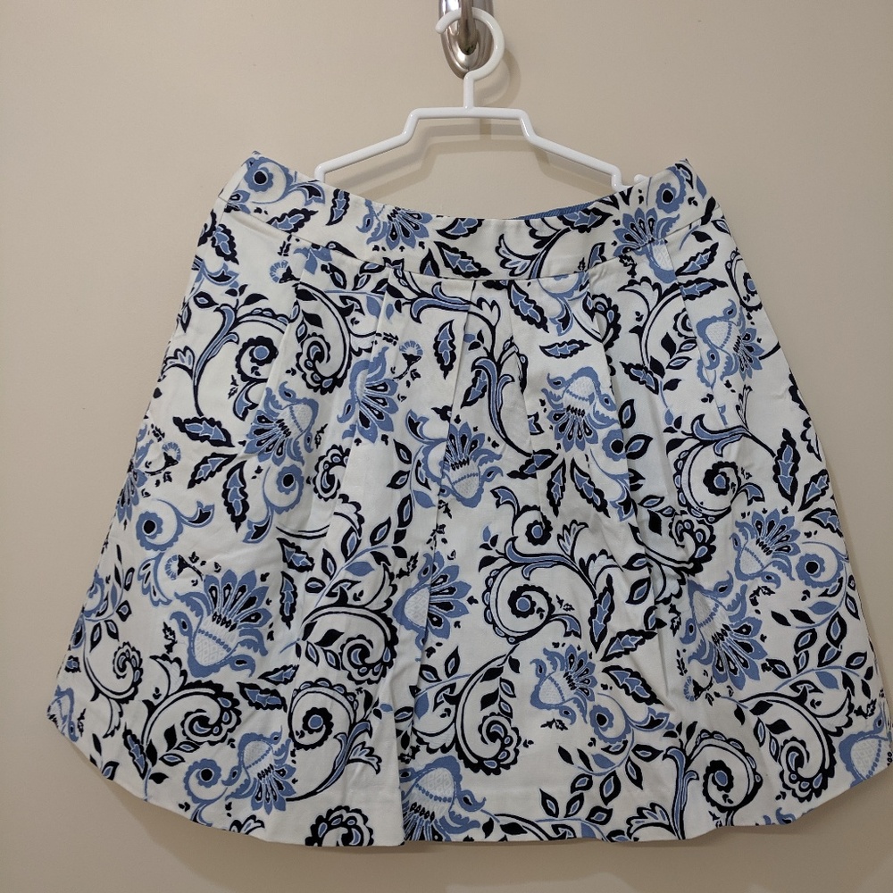 Loft blue/white skirt NEW WITH TAG